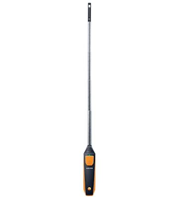 Testo 405i Bluetooth thermische anemometer gebruik Smartphone