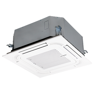 PAC/FM cassette 4-weg 60x60 binnendeel 8-serie 5,2 kW (R32) & paneel