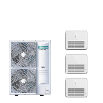 PAC TRIPLE vloer 8-serie 10,5 kW (R32) 400V