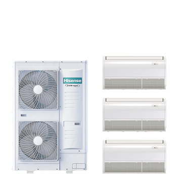 PAC TRIPLE vloer/plafond 8-serie 20 kW (R32) 400V