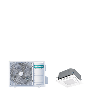 PAC SET deepcool cassette 4-weg 8-serie 3,5 kW (R32) 230V