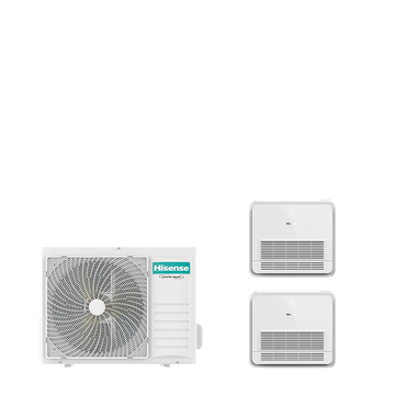 PAC TWIN vloer 8-serie 7,1 kW (R32) 230V