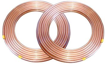 Koelleiding op rol 1/4 x 0,76 mm - rol 15,24 mtr - pr/rol