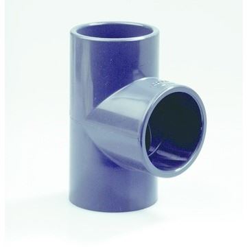 PVC HD t-stuk 90gr 20 mm