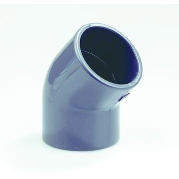 PVC HD t-stuk 45gr 40 mm