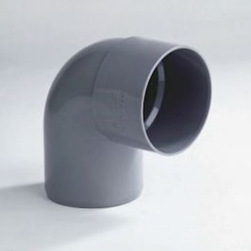 PVC Bocht mof/spie 90 gr - 32 mm