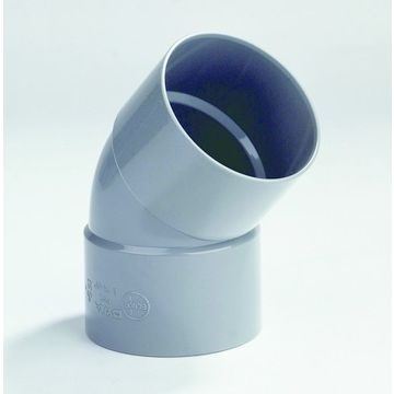 PVC Bocht 45 gr - 50 mm