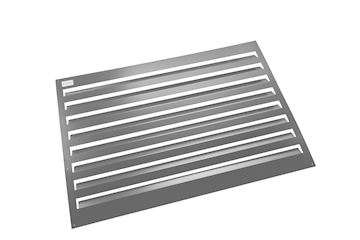 Evolar - Back Panel vrijstaand L antraciet