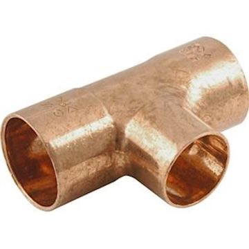 Verloop T-stuk 3/4x1/2x3/4