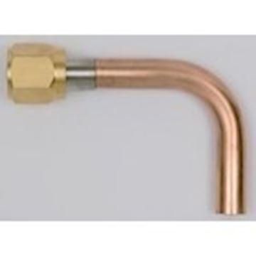 Flexflair RVS soldeerkoppeling 90° bocht 1/2-1/2