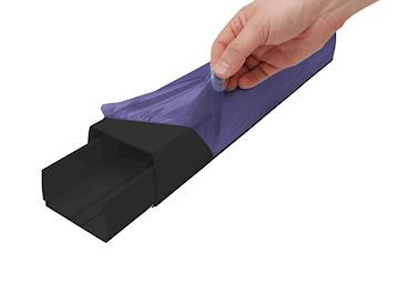 Optimal Duct Black - 110 x 75 mm lengte 2 meter pr/st - VPE4