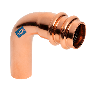 ACR Copper Press Bend 90° M/F 1/4 - (pr/5 stuks)