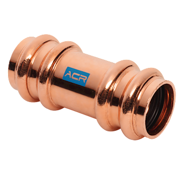 ACR Copper Press Coupling 3/8 - (pr/5 stuks)