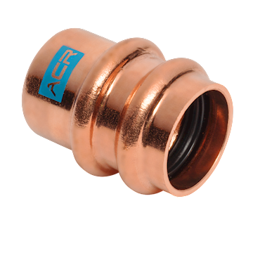 ACR Copper Press End Cap 1 1/8 - (pr/2 stuks)