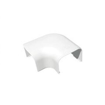 Tecnosystemi Optima Wit platte bocht 75 - pr/st - VPE 5