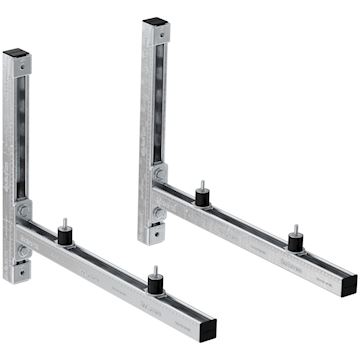 Fischer Muurconsole + dempers L=500 Max 150KG